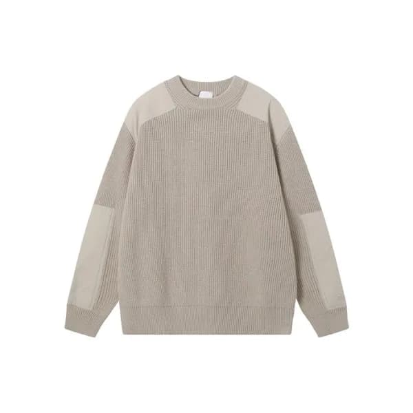 버버리 남성 크루넥 스웨터 - Burberry Mens Beige Sweater - bu3… - 1