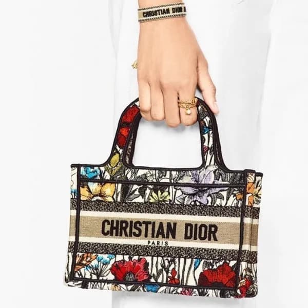 디올 여성 미니 북토트 - Dior Womens Mini Book Tote - dib682… - 1