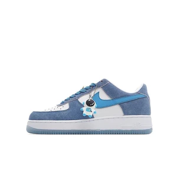 나이키 남/녀 블루 스니커즈 - Nike Air Force 1 Unisex Sneakers… - 1