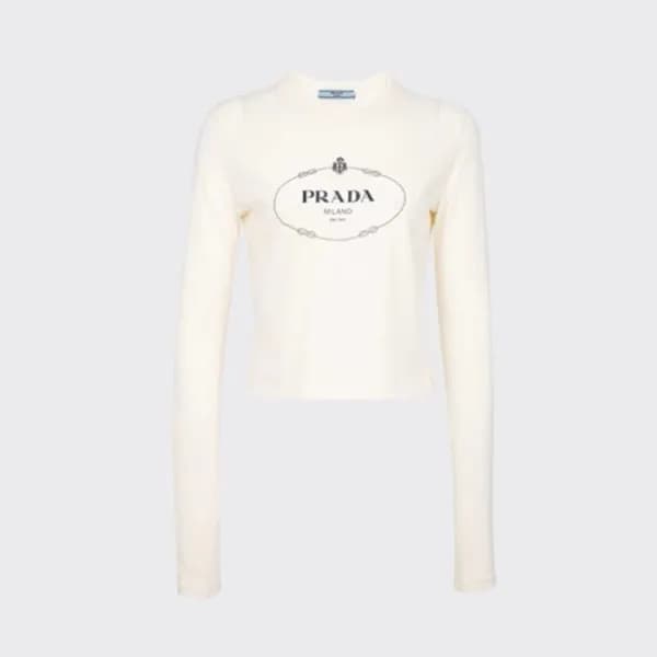 프라다 여성 라운드 맨투맨 - Prada Womens Round Tshirts - prc2… - 1