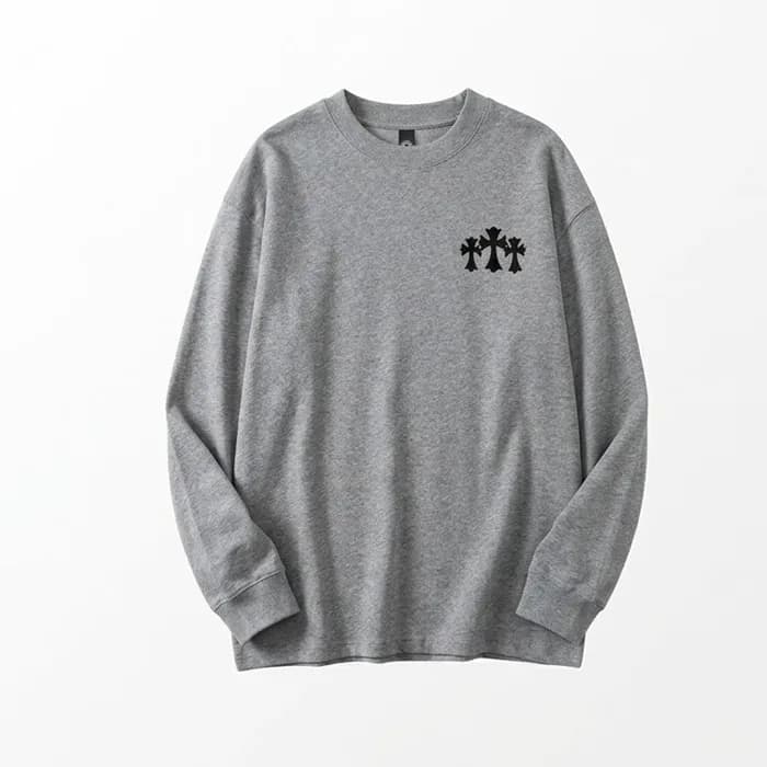 크롬하츠 남성 라운드 맨투맨 - Chrome Hearts Mens Round Tshirt … - 1