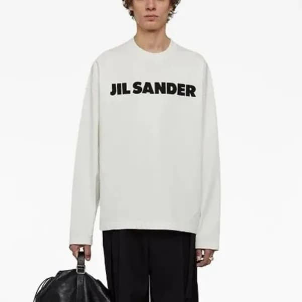 질샌더 남성 베이직 긴팔티 - Jil Sander Mens Basic Tshirt - ji… - 1