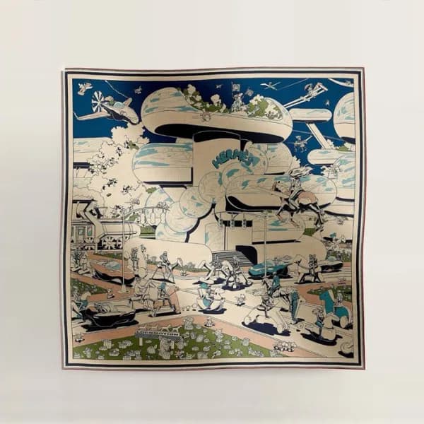 에르메스 여성 실크 스카프 - Hermes Womens Silk Scarf - acc318… - 1