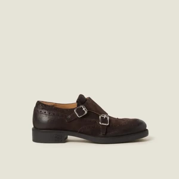 미우미우 여성 처치스 몽크스트랩 로퍼 - Miumiu Womens Churchs Loafe… - 1