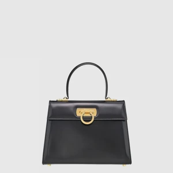 페라가모 여성 아이코닉 탑 핸들백 - Ferragamo Womens Iconic Top H… - 1