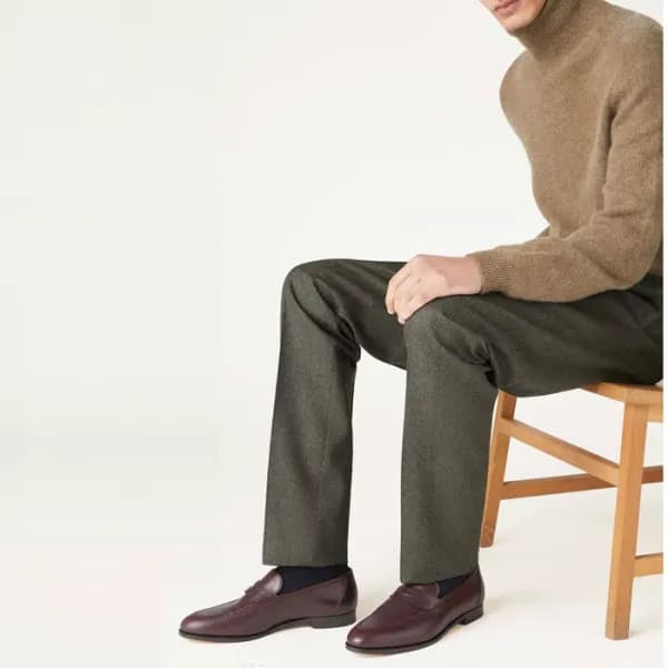 로로피아나 남성 트래비스 로퍼 - Loro Piana Mens Travis Loafer -… - 1