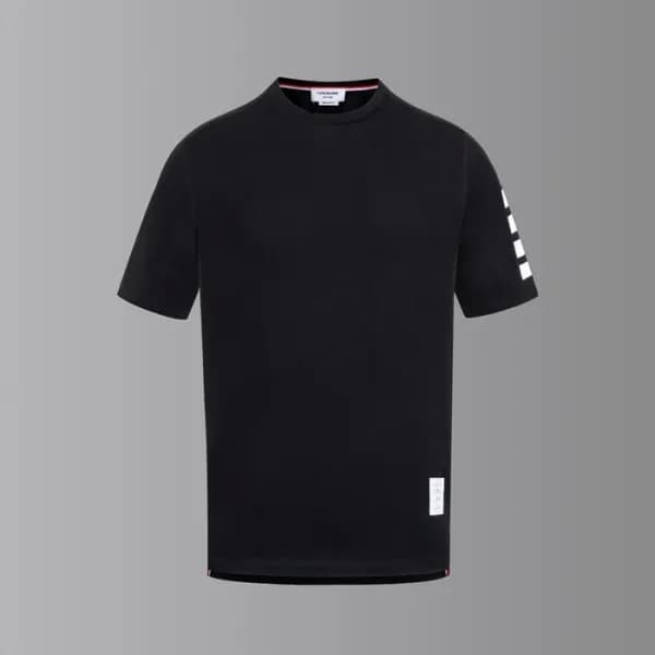 톰브라운 남성 라운드 반팔티 - Thom Browne Mens Round Tshirts -… - 1