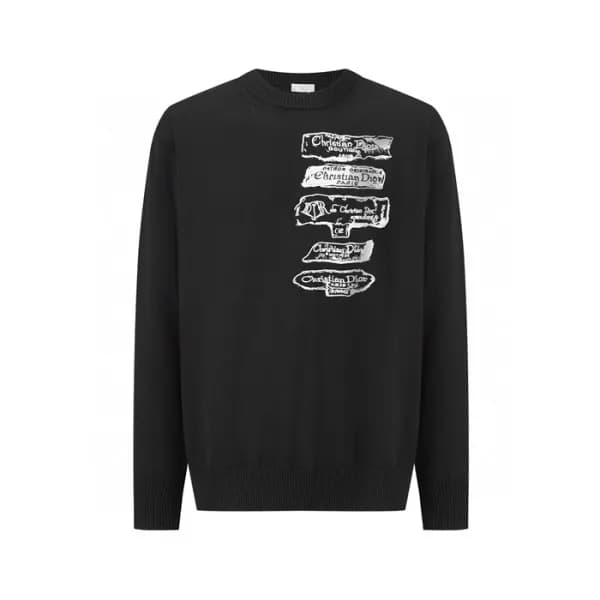 디올 남성 라운드 스웨터 - Dior Mens Round Knitwear - dic7846… - 1