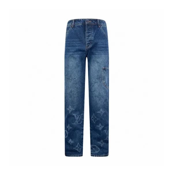 루이비통 남성 트렌디 청바지 - Louis vuitton Mens Trendy Jeans … - 1