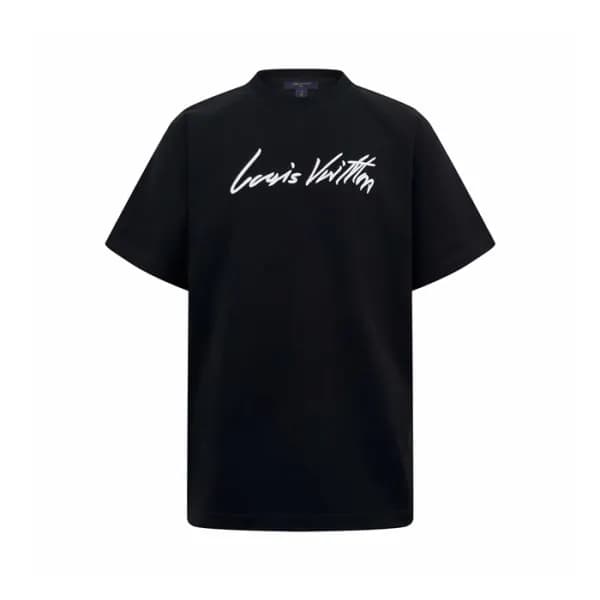 루이비통 남성 라운드 반팔 티셔츠 - Louis vuitton Mens Round Tshi… - 1