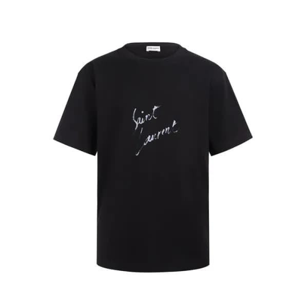 입생로랑 남성 라운드 반팔티 - Saint laurent Mens Round Tshirt … - 1