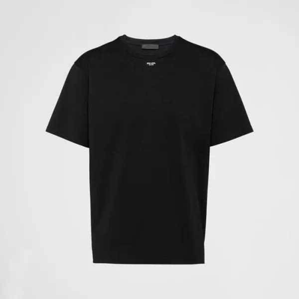 프라다 남성 라운드 반팔티 - Prada Mens Round Tshirt - prc1422… - 1