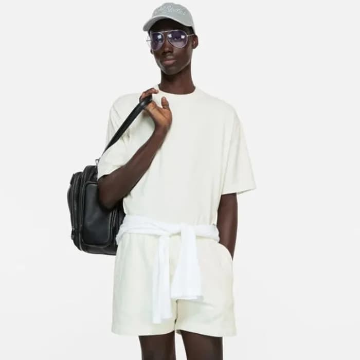 알렉산더왕 남성 라운드 반팔티 - Alexander wang Mens Rubber Logo… - 1