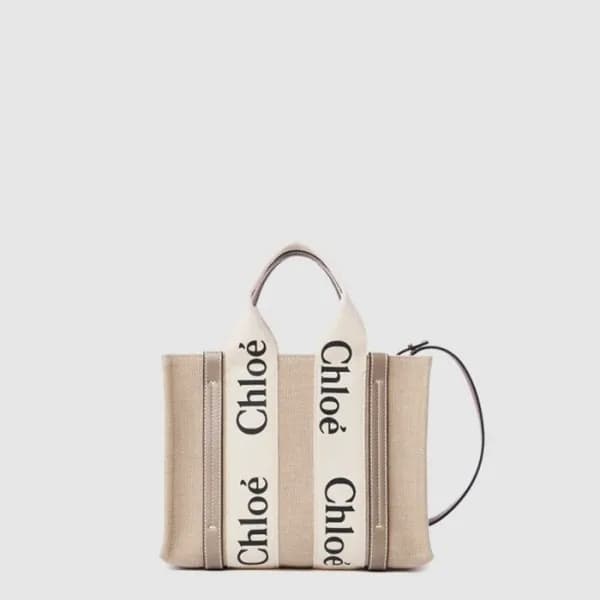 끌로에 여성 우디 스트랩 토트 백 스몰 - Chloe Womens Woody Strap T… - 1