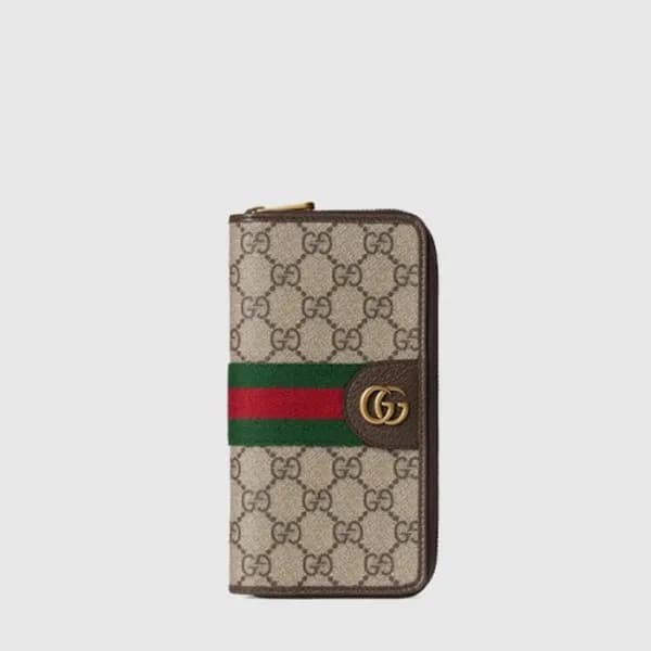 구찌 남/녀 오피디아 컬렉션 풀 지퍼 지갑 - Gucci Unisex Ophidia Col… - 1