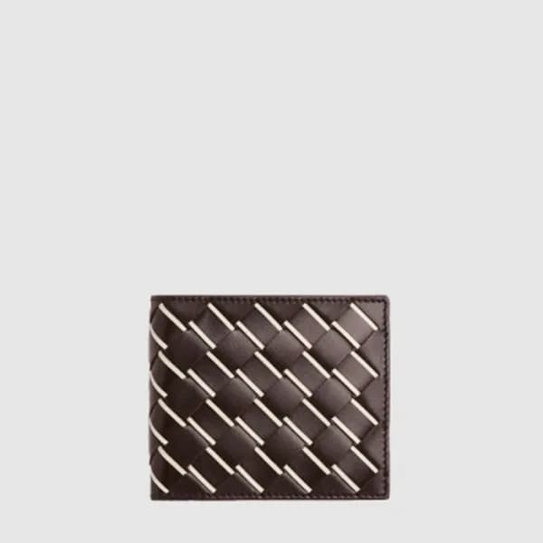 보테가 베네타 남성 인트레치아토 스트라이프 반지갑 - Bottega veneta Mens …
