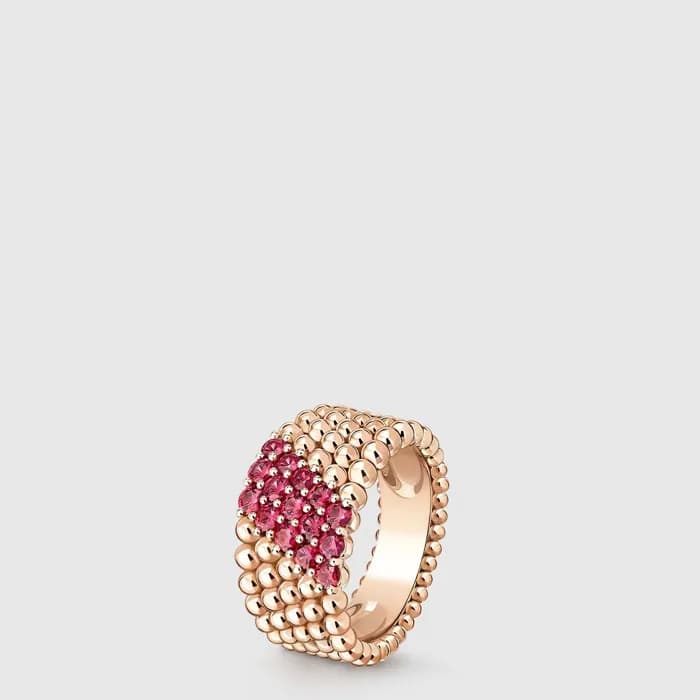 반클리프 아펠 여성 뻬를리 다이아몬드 링 - Van Cleef & Arpels Womens… - 1