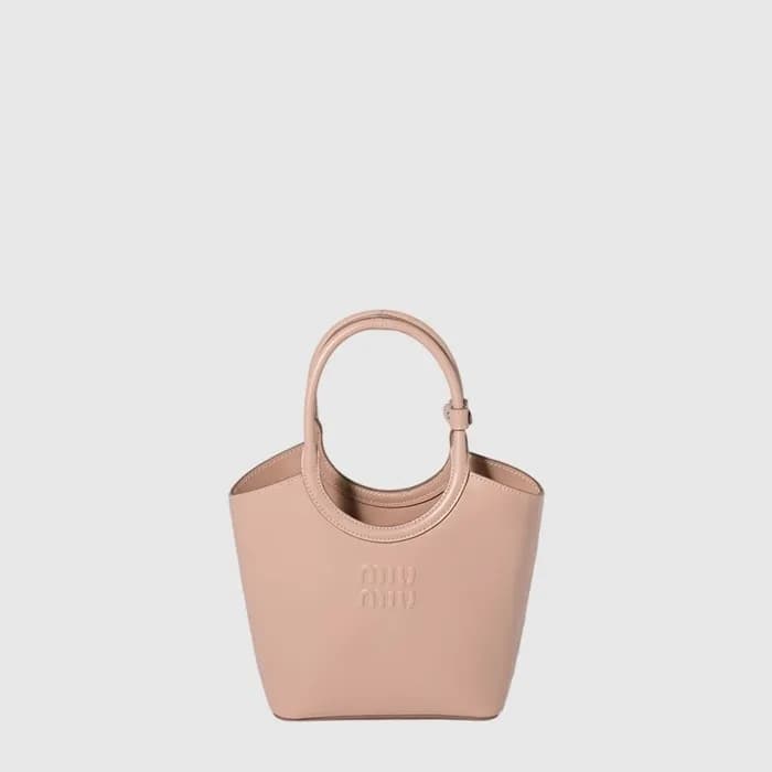 미우미우 여성 아이비 가죽 핸드백 - Miumiu Womens Ivy Leather Handbag - mib16430x - 1