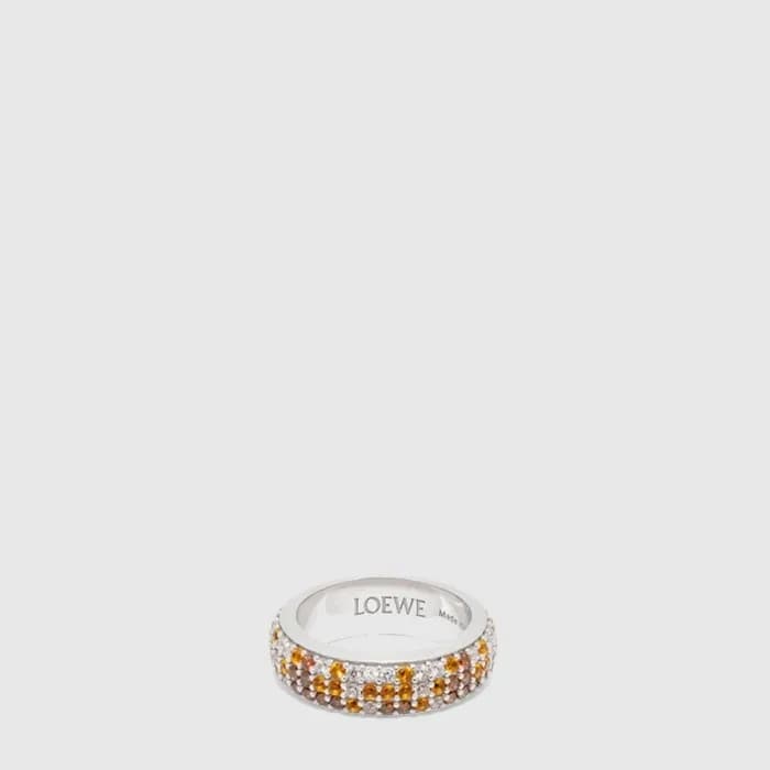 로에베 여성 씬 파베 링 - Loewe Womens Thin Pave Ring - acc9993x - 1