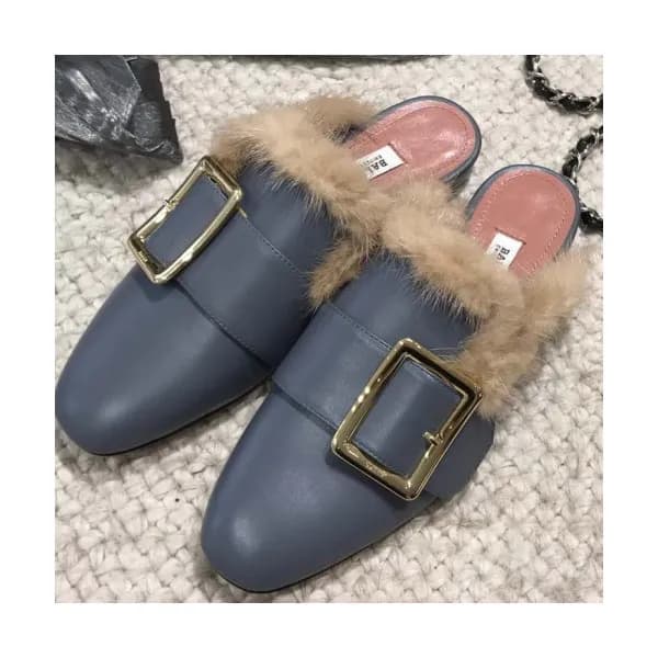BALLY 2018 LADIES LERTHER SLIPPER - 발리 레더 여성 슬리퍼 B…