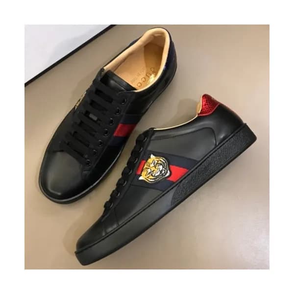 GUCCI 2018 MENS LEATHER SKEAKERS - 구찌 남성 레더 스니커즈 G… - 1