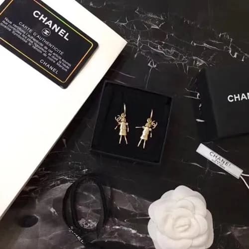 CHANEL Yellow Gold Earring - 샤넬 여성용 18k도금 옐로우 골… - 1