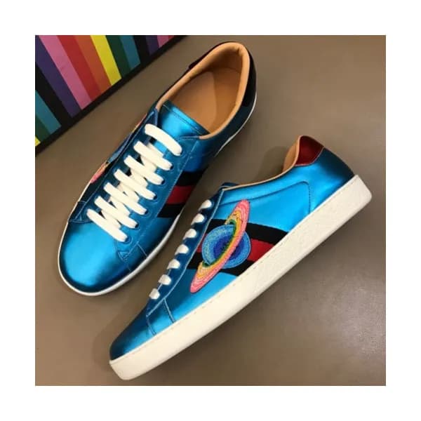 GUCCI 2018 MENS LEATHER SKEAKERS - 구찌 남여 레더 스니커즈 G… - 1