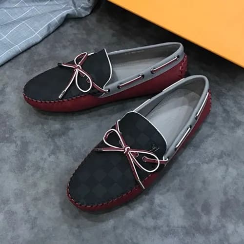 LOUIS VUITTON 2018 MENS RIBBON LEATHER LOAFER - 루… - 1