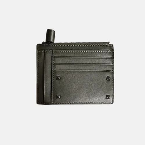 Valentino 2018 Ladies Rockstud Leather Card Case -… - 1