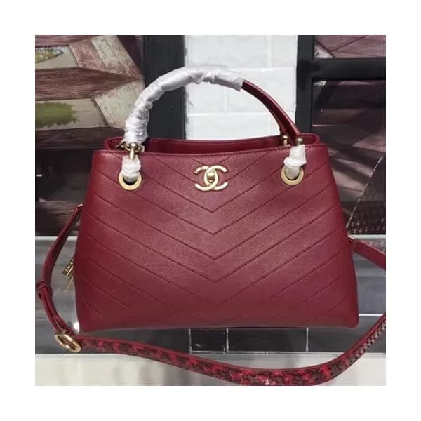 Chanel Women Leather Tote Shoulder Bag ,28CM - 샤넬 … - 1