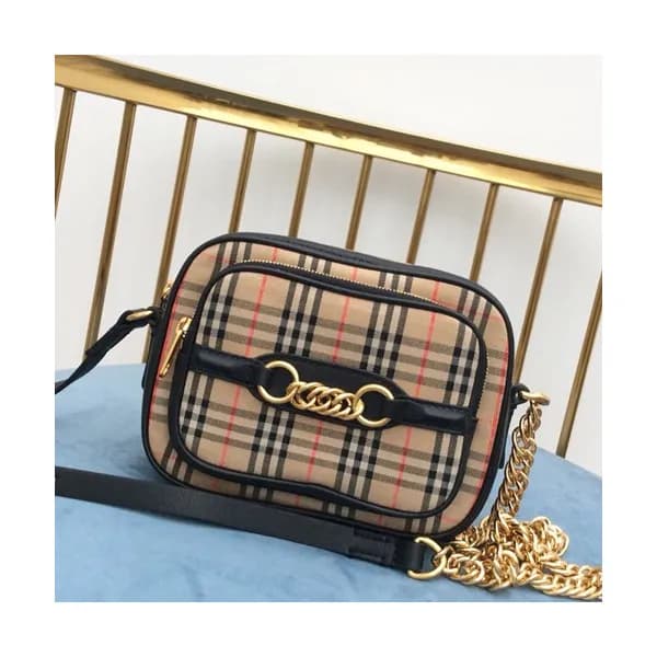 Burberry 2019 Leather Camera Shoulder Bag ,19.5CM … - 1