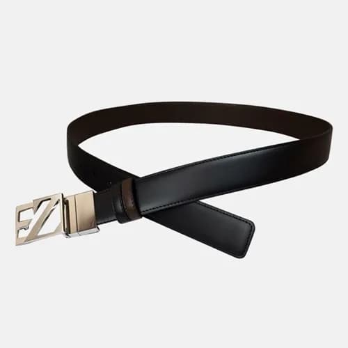 Eremengido Zena 2019 Mens Both-sides Leather Belt … - 1