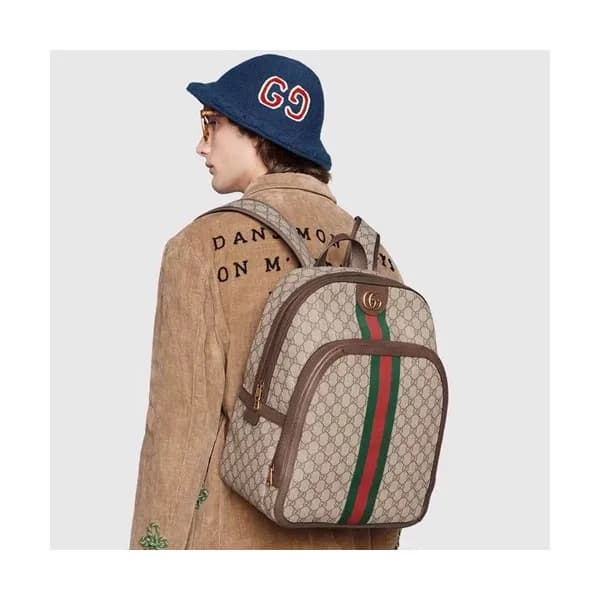 Gucci GG Ophidia Supreme Mens Back Pack,39.5CM - … - 1
