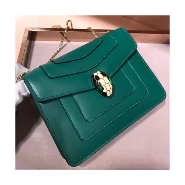 Bvlgari Serpenti Forever Chain Shoulder Bag,20CM -… - 1