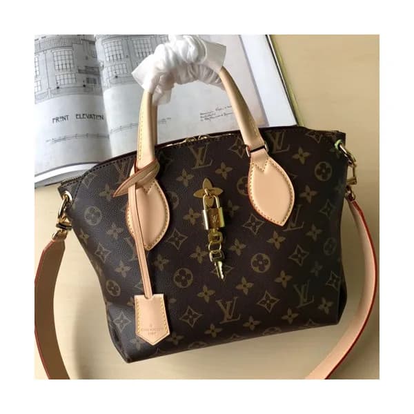 Louis Vuitton Monogram Flower Zipped Tote Shoulder… - 1