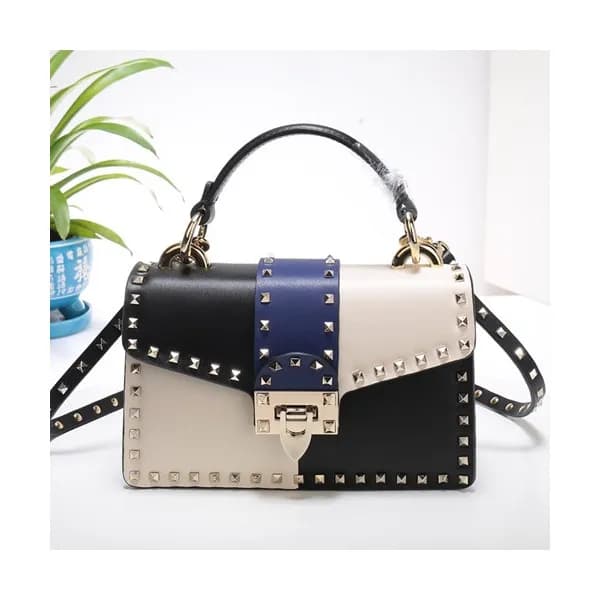 Valentino 2019 Leather Tote Shoudler Bag,21/25CM -… - 1