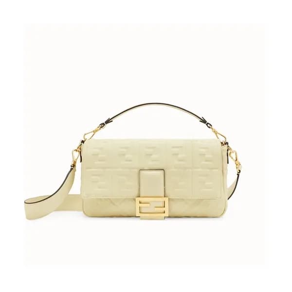 Fendi 2019 Baguette Leather Tote Shoulder Bag, 18.… - 1