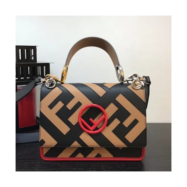 [매장판]Fendi Kan I F Shoulder Bag ,26CM - 펜디 칸아이 에프 … - 1