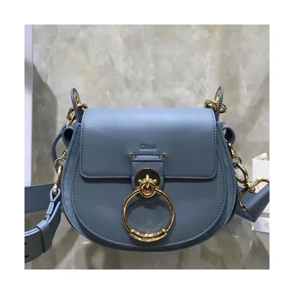 Chole 2019 Tess Leather Shoulder Bag, 20cm - 끌로에 … - 1