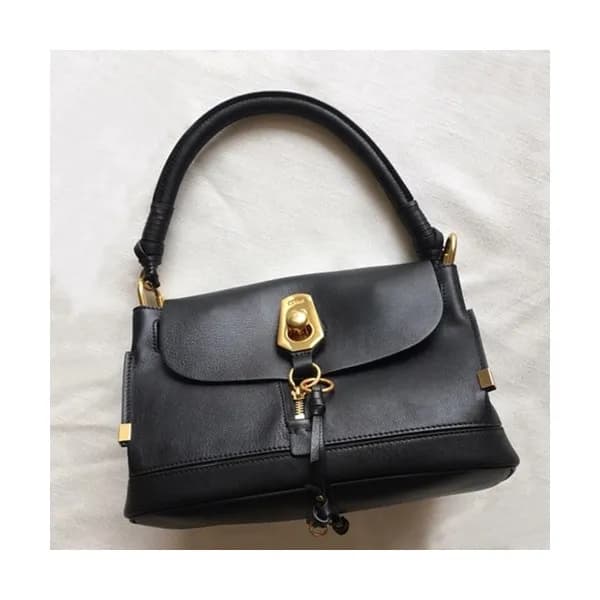 Chole 2019 Owen Leather Tote Shoulder Bag, 32cm - … - 1