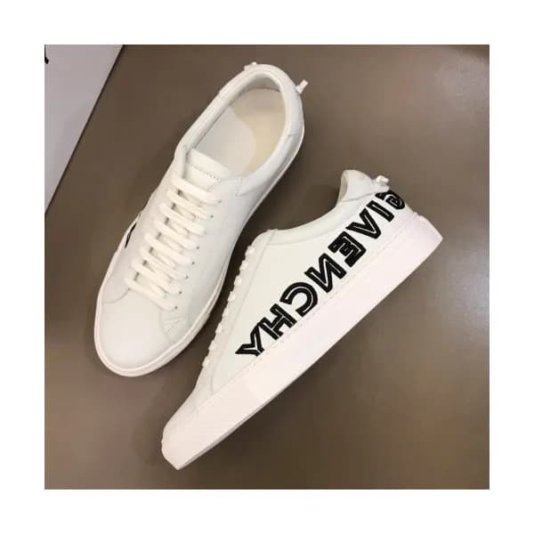 Givenchy 2019 Mens Logo Leather Sneakers - 지방시 남성 … - 1