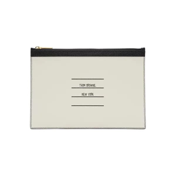 Thom Browne 2019 Leather Clutch Bag ,30/33cm - 톰브라… - 1