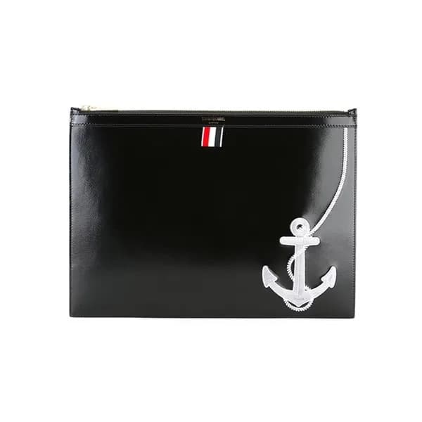 Thom Browne 2019 Leather Clutch Bag ,30/33cm - 톰브라… - 1