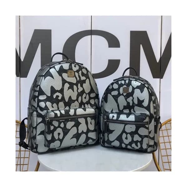 MCM 2019 Stark Visetos Back Pack,26/34cm - 엠씨엠 201… - 1