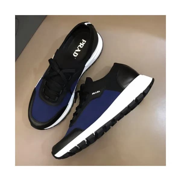 Prada 2019 Mens Casual Logo Leather Runner - 프라다… - 1