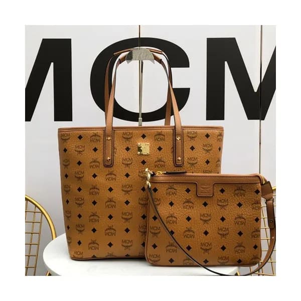 MCM Anya Visetos Tote Shoulder Shopper Bag,35cm - … - 1