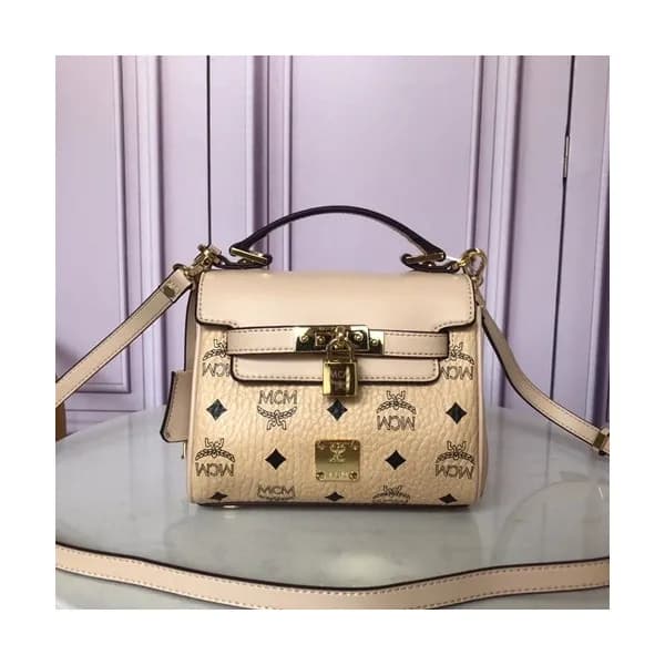 MCM Visetos Tote Shoulder Bag,18.5cm - 엠씨엠 여성용 비세토… - 1