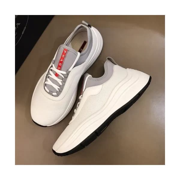 Prada 2019 Mens Casual Logo Leather Runner - 프라다… - 1