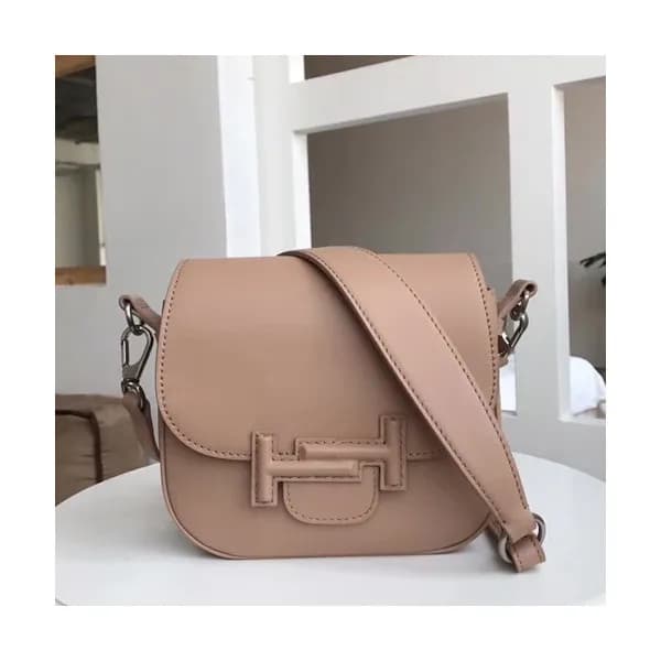 Tod's 2019 Double T Leather Shoulder Bag,22cm … - 1