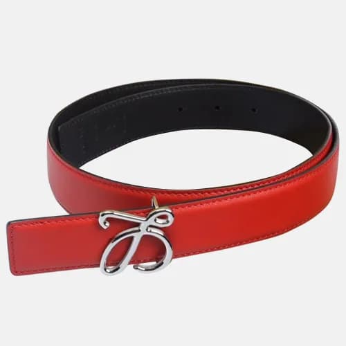 Loewe 2019 Ladies Reversible Leather Bellt - 로에베 2… - 1
